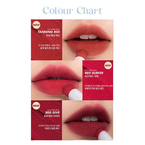 Romand zero matte top lipstick