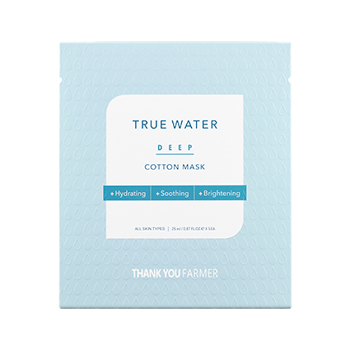 True Water Deep Cotton Mask - 5pc Box