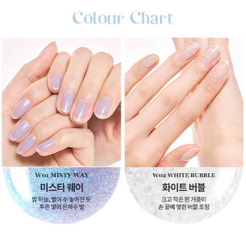 Mood Pebble Nail, Milk Grocery Series - 6 Colours (7g)