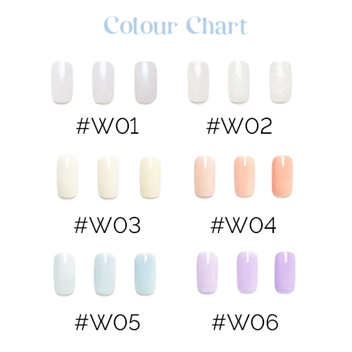 Mood Pebble Nail, Milk Grocery Series - 6 Colours (7g)